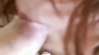 Big Boobed red haired women geek picked up and nailed