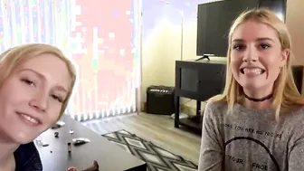 Adorable blondes plowed by STEPDADDY during sleepover - Mazzy Grace Emma Starletto