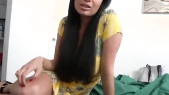 Dark Haired mom With Huge Boobies Plowed Rough By Stepson