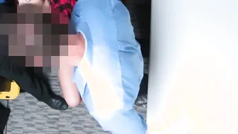 Filthy LP officers sharing a shy big boobed barely legal thief Audrey Royal
