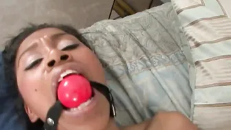 Dark Hair beauty Yasmine de Leon is bound up and fuck