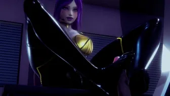 [LEAGUE OF LEGENDS] KDA KaiSa Plays with her Fans (3D PORN 60 FPS)