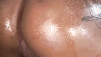 Oiled up african Cutie loves to gotten screwed