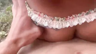 Rock Climbing PUBLIC adventure - Sexiest cunt with mouth on earth REVERSE COWGIRL me