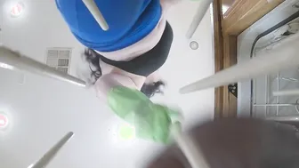 Giantess does the Dishes Jane Judge