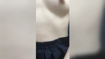 【中はダメですよ】輩に騎乗位でうっかり中出ししちゃった