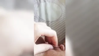 Neighbors inside Tights Caresses herself and wants an Orgasm