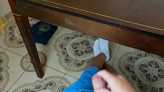 Moms best Friend Caught him Masturbating and took his Virginity first Time Fellatio with Filthy Talk
