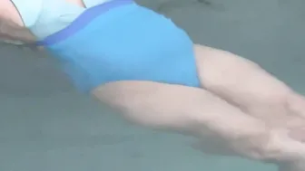 Tape one of three - Hispanic Milf Shows off on the Beach Getting Rough Dicks Masturbates inside Front of the