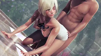 Thriller Sultry Blonde Blows Rough Dick and Swallows Cum