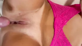 Gigantic Tit mom Getting Boned inside Panties and Ejaculates on his Cock