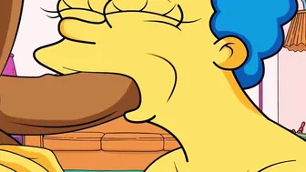 |THE SIMPSONS| MARGE BLOWS CARLS PENIS