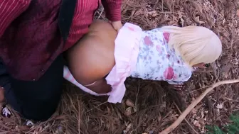 Daddy Yanked down my Pink G-String and Penetrated my Snatch on Filthy Ground Step Daughter Sheisnovember