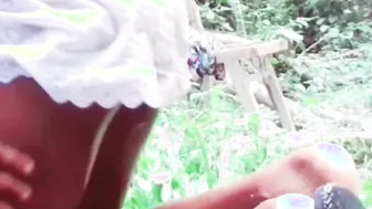 චුටි නංගි යටසාය පිටින් නානවා - Sri Lankan Barely Legal chick Public Bathing with under Skirt