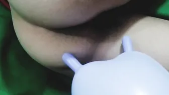 sexy Amateur chick Enjoying herself between Balloons