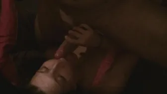 Bombshell Blonde gotten her Mouth Boned and Face of Cum