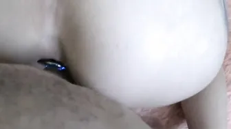Incredible Sexy sluts with tight booty tries the booty plug during sex