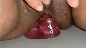 Having Fun with my Butt and trying to double penetration