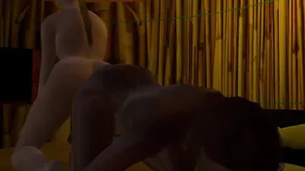 Interracial Lesbo Double Toy