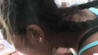 Amateur Thai 18 Cherry giving a erotic head to her euro gf