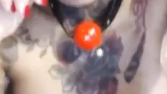 Big Titted pregnant african cunt with mouth