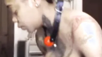 Big Titted pregnant african cunt with mouth
