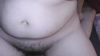 Wifey with a Gigantic Hooters Hard Fem Dom Riding my Dick with her Creampied Cheating Cunt
