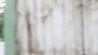 Tourist getting her butt broken inside the Italian countryside