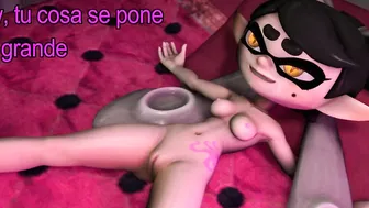 JOI Español animated Splatoon Mar(Callie) Instrucciones para masturbarse