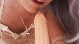 I get Bored inside the Hotel gotten Vulgar and Sat on a Strap-On