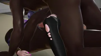 Akali is Ruined by 2 Ebony Dicks