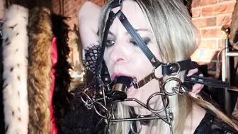 Skank-Orgasma Celeste my new Deep Throat Training Gag
