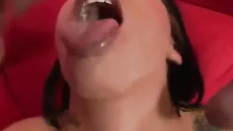 Tattooed Hottie wants more Dick to keep her Hungry Mouth Busy - Mason Moore
