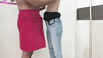Ghar pr akli dekh lover Ki bhen ki piche se