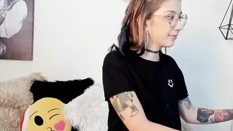 Inked Alternative chick Finger Fuck Doggy Style While Blowing Your Penis