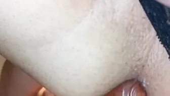 Anal sex into the mister