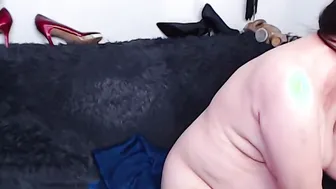 Old BONDAGE Lady Anal Toying