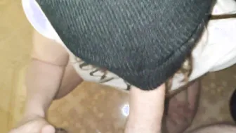 Sexwife with Ebony Mask Sucking Off my Cock Full Version
