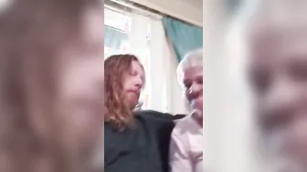 Grandmother blows my penis