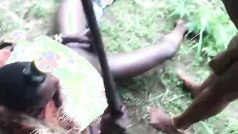okoro the hunter caught fucking patricia 9ja on the kings farm land