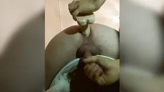 Fucking his Tight Asshole on a Chair