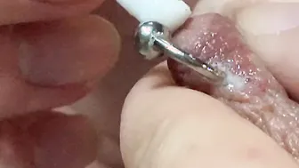 Huge piercing nipples