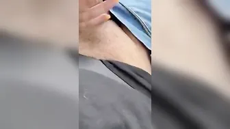 My babe Thick Uber Driver Catch me Touching my self and help me Cum while Changing Gears 