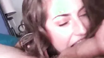 Her asshole is breathing when he fucks her tight vagina