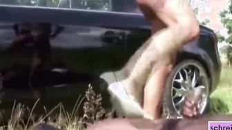 Hamburgerin fickt Fluechtling aus Afrika