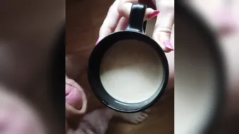Anna Perv Swallow Morning Coffee with Cum