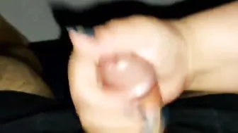 Chubby cunt with mouth Masturbating my Dick and into the end he Finished on her Big Butt