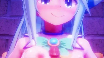 MMD - Aqua back Alley Cash Making| Tit Job | Deepthhroat | Rough Screwed | [BY-mitsuboshiL]