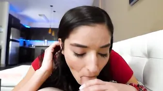 Blindfolded Daughter Getting Dads Penis into Mouth