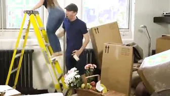 Wifey from Germany fuck her neighbors when they moved into